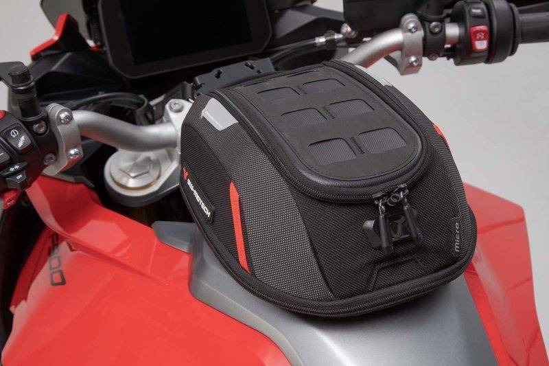 SW-MOTECH Quick-Lock PRO Micro Tank Bag | Inox Wind