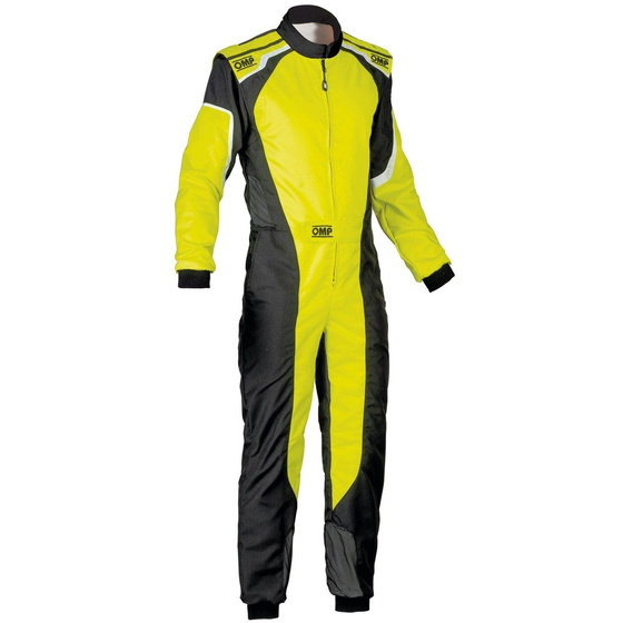 OMP Racing KS3 Karting Kart Suit black/yellow (CIK FIA Approved