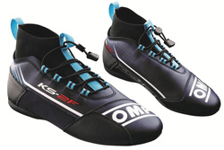 OMP Racing KS-2F Karting Kart Shoes boots navy