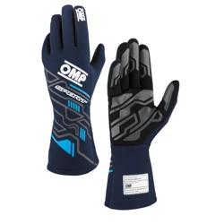 OMP Racing SPORT Race Gloves [IB0-0777] navy cyan