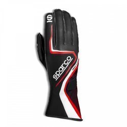 Sparco Karting Kart Auto Racing Gloves RECORD black red