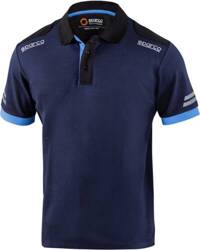 Sparco Tech (Teamwork) Polo Shirt black/blue