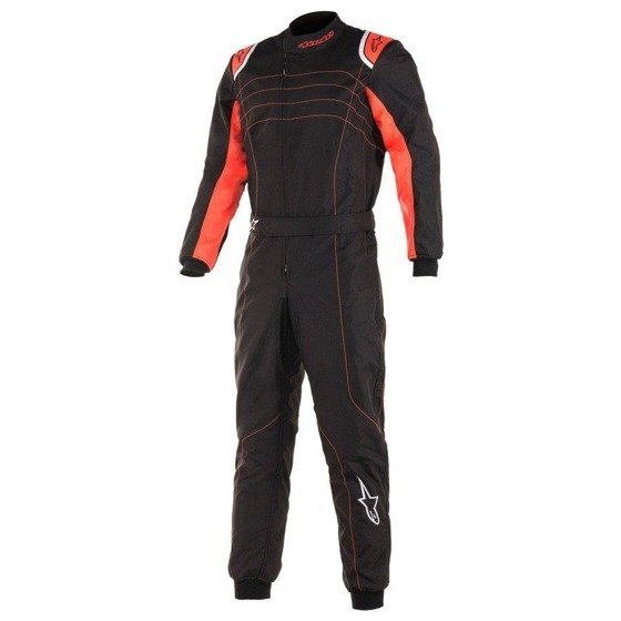 Alpinestars KMX-9 V2 Karting Kart Auto Suit (CIK Approved) black red