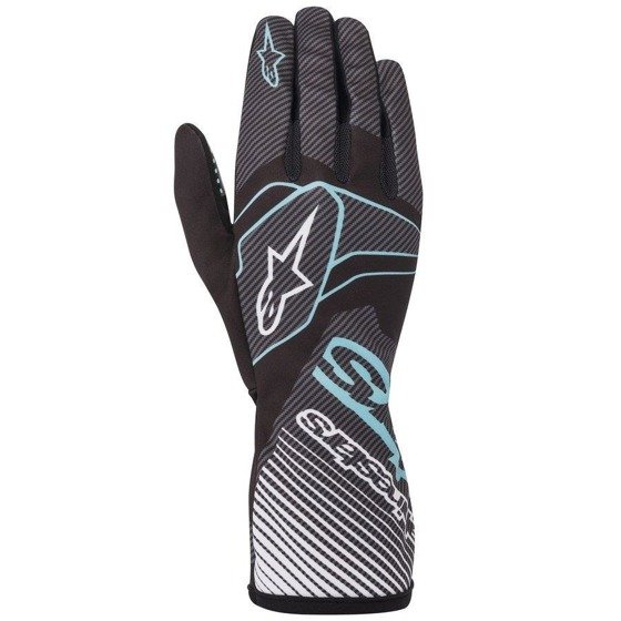 Alpinestars Tech-1 K Race V2 Karting Gloves (CIK Approved) black blue