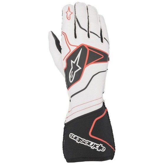 Alpinestars Tech-1 ZX V2 Racing / Rally Gloves (FIA) white