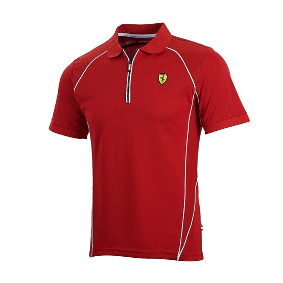 Ferrari F1 Team Performance Mens Polo Shirt Red