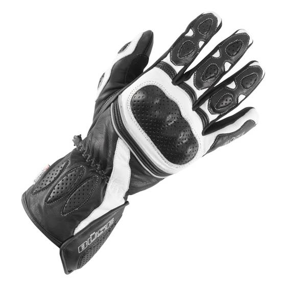 Ladies Motorcycle Gloves BUSE Pit Lane black/white