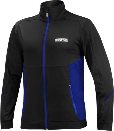 Mens hoodie Sparco 01366 black blue