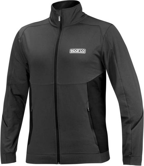 Mens hoodie Sparco 01366 black gray