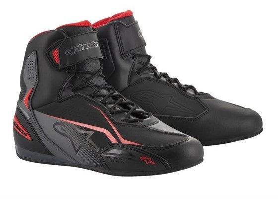 Motorcycle Boots Alpinestars Faster 3 Drystar black/red