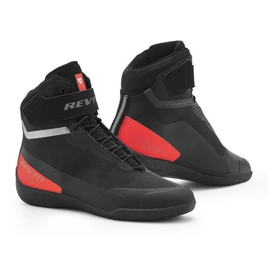 Motorcycle Boots Shoes REV'IT Mission black red