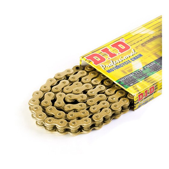 Motorcycle Chain DID 525ZVMX G&G number of links 118 (x-ring, strengthened, gold)