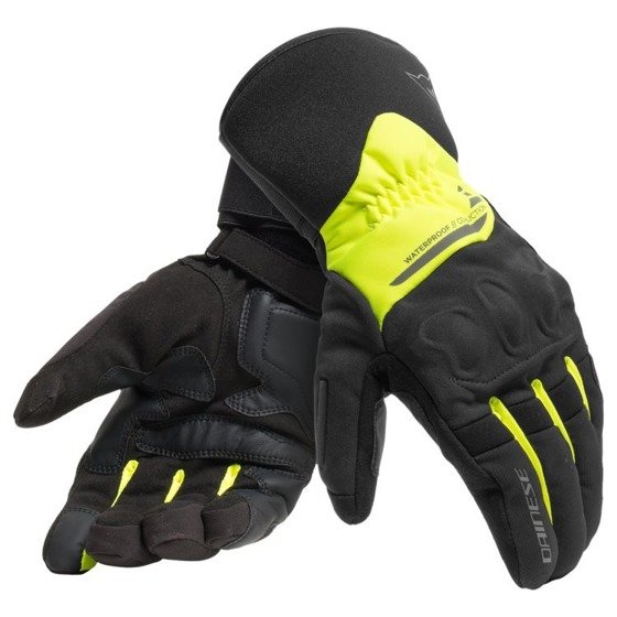 Motorcycle Gloves DAINESE X-TOURER black/yellow