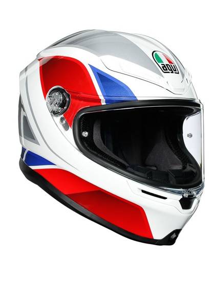 Motorcycle Helmet AGV AGV K6 Hyphen white