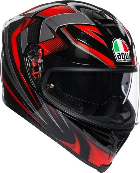 Motorcycle Helmet AGV K-5 S Hurricane 2.0 red