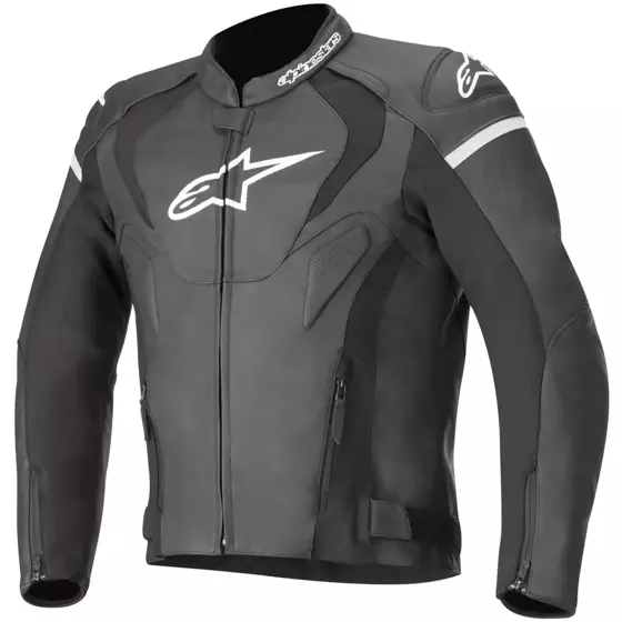 Motorcycle Leather Jacket ALPINESTARS JAWS V3 LEATHER JKT