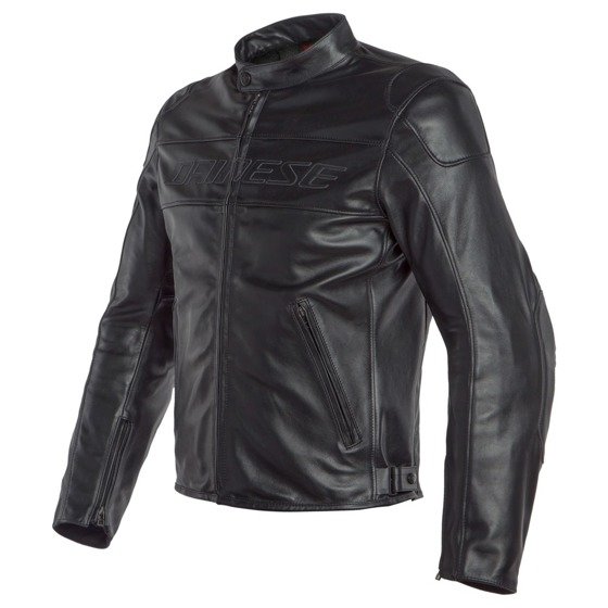 Motorcycle Leather Jacket DAINESE BARDO black