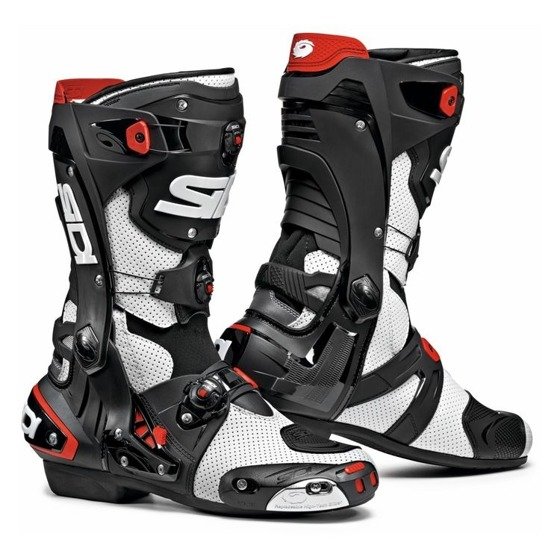 Motorcycle Sport Boots SIDI REX AIR (perforated) black/white