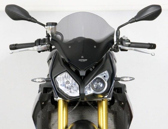 Motorcycle Windshields MRA BMW S1000 R, K10, 2014-, form T, black