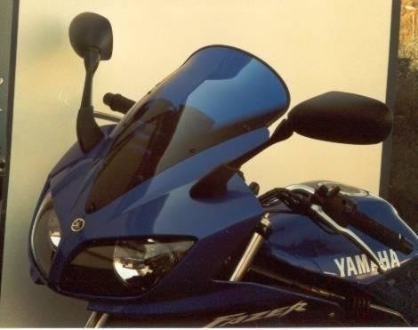 Motorcycle Windshields MRA YAMAHA FZS 600 FAZER, RJ02, 2002-2003, form T, smoke