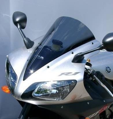 Motorcycle Windshields MRA YAMAHA YZF R 1, RN09, 2002-2003, form R, black