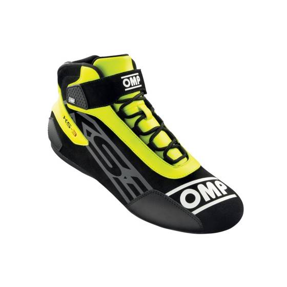 OMP Racing KS-3 IC/826 Karting Kart Shoes black/fluo