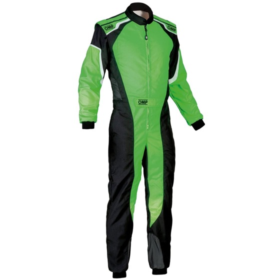 OMP Racing KS-3 Karting Kart Suit black/green (CIK FIA Approved)