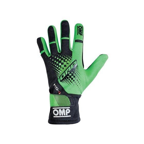 OMP Racing Karting Gloves KS-4 MY19 green