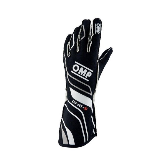 OMP Racing Race Rally Auto Kart Gloves ONE-S (FIA Approved) black