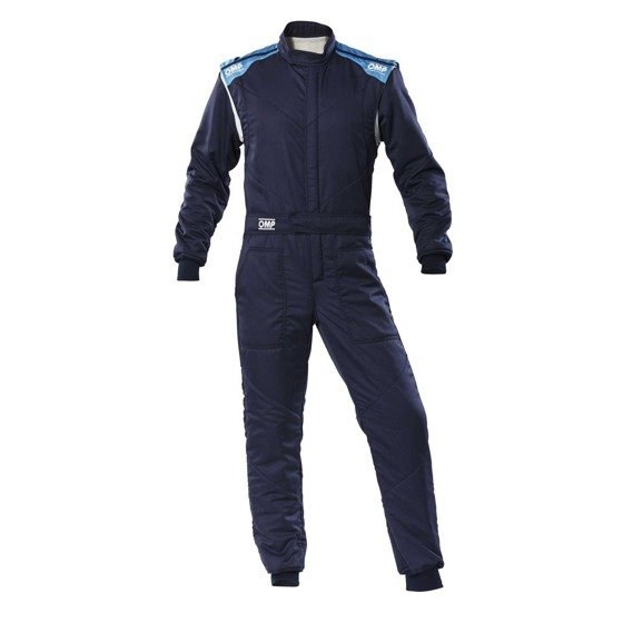 Racing Race Rally Suit OMP Racing FIRST-S (FIA Approved) blue cyan