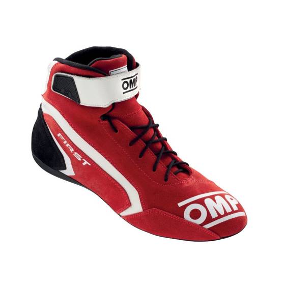 Rally Race Racing Shoes OMP FIRST SHOES (FIA Approved) red