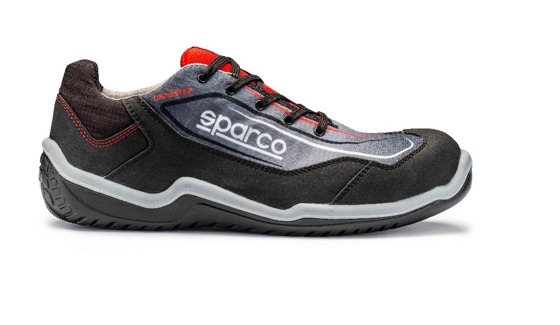 Sparco DRAGSTER S1-P Mechanics Safety Shoes black/red