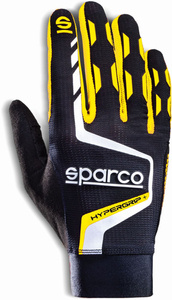 Sparco Gaming / Karting Kart Gloves HYPERGRIP+ black yellow