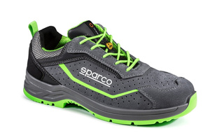 Sparco Indy S1P ESD Safety Shoes gray green