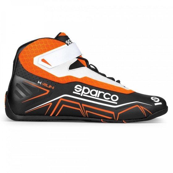 Sparco Karting Kart Racing Auto Shoes K-RUN black orange