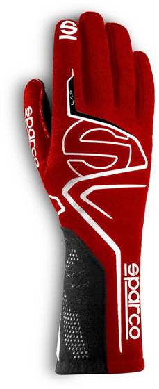 Sparco Land Race Gloves (FIA & SFI) red