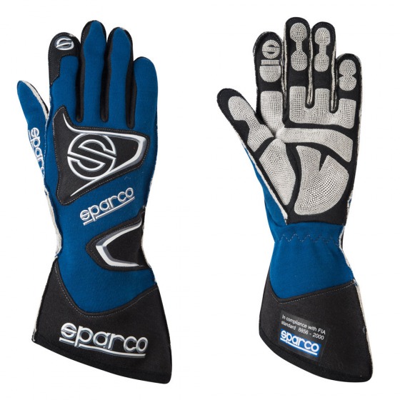 Sparco Race & Kart Gloves TIDE H-9 blue (FIA Approved)