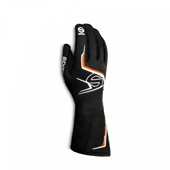 Sparco Racing Rally Race & Kart Gloves TIDE (FIA) black orange