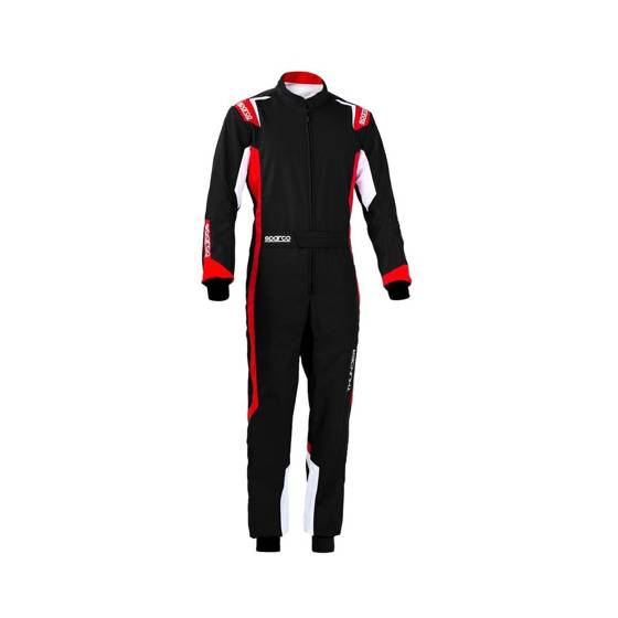 Sparco THUNDER Kart Karting Auto Racing Suit (CIK FIA) black red