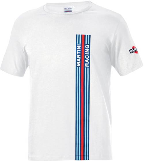T-shirt Sparco Martini Racing white