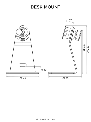 Uchwyt biurkowy Quad Lock® - V2