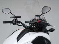 77435 MOUNT BAR 155MM Ø22.2MM BLACK MASTER CYLINDER CLAMP TYPE