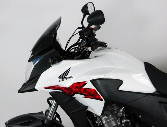 Szyba motocyklowa MRA HONDA CB 500 X, PC 46, 2013-2015, forma O, przyciemniana