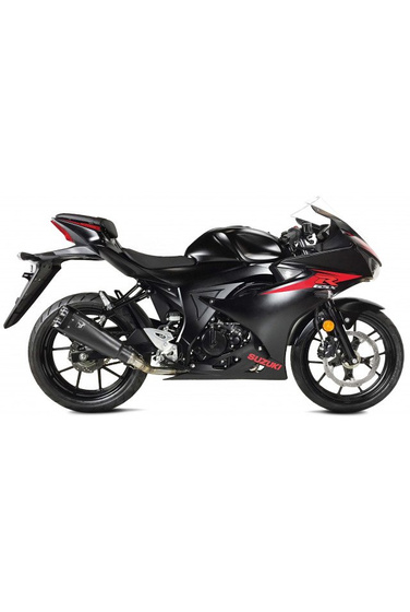Silencer / Exhaust IXRACE SUZUKI GSX-R 125 / GSX-S 125 FULL SYSTEM typ M9 black