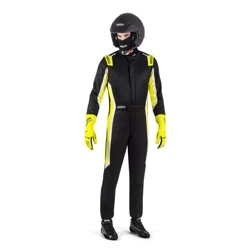 Race Rally Racing Suit Sparco SPRINT (FIA Approved) black yellow