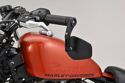 80996 D-MIRROR bar end mirror adapter universal 1" 25.4mm black