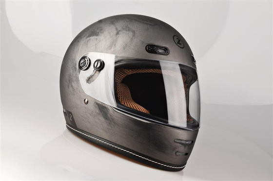 Kask Motocyklowy LAZER OROSHI Cafe Racer kol. szczotkowane aluminium/matowy rozm. XL