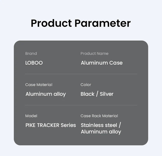 LOBOO PIKE Kufer centralny srebrny 36L (10.5.01363.001.21)
