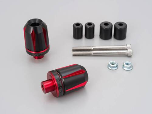 HANDLEBAR END "TKM-2" RED / 2PCS