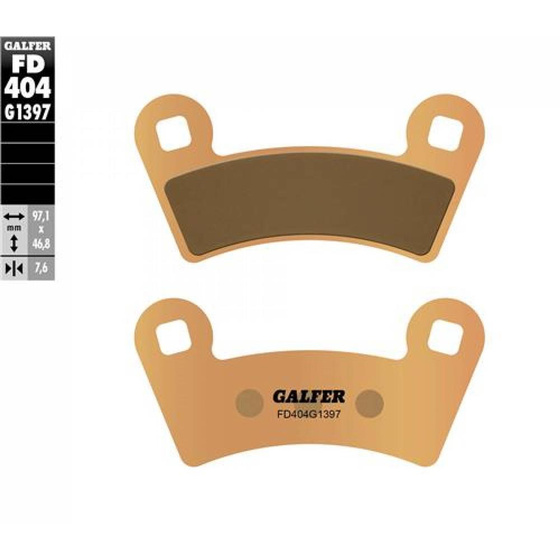 GALFER KLOCKI HAMULCOWE SINTER QUAD FD404G1397